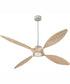 66" Papillon Ceiling Fan Satin Nickel