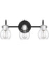 Andrews Large 3-light Bath Light Earth Black