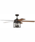 56" Nicolas 4-Light Ceiling Fan Espresso