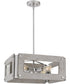 Lonny 4-light Pendant Brushed Nickel