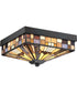 Inglenook 3-light Flush Mount Valiant Bronze