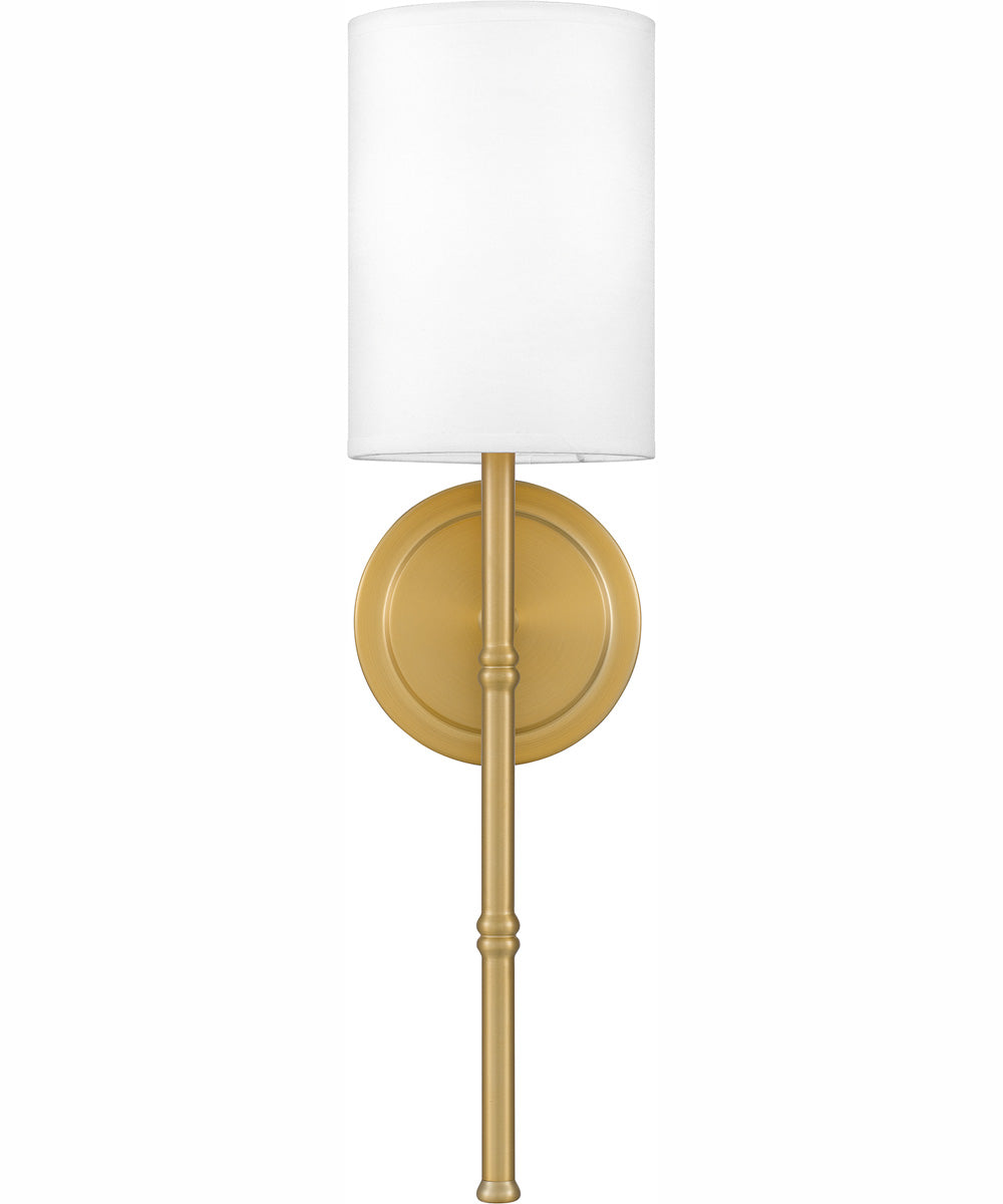 Quoizel Wood Small 1-light Wall Sconce Aged Brass