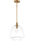 Babylon 1-Light Pendant Satin Brass