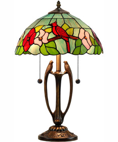 Benezia Birds Tiffany Table Lamp