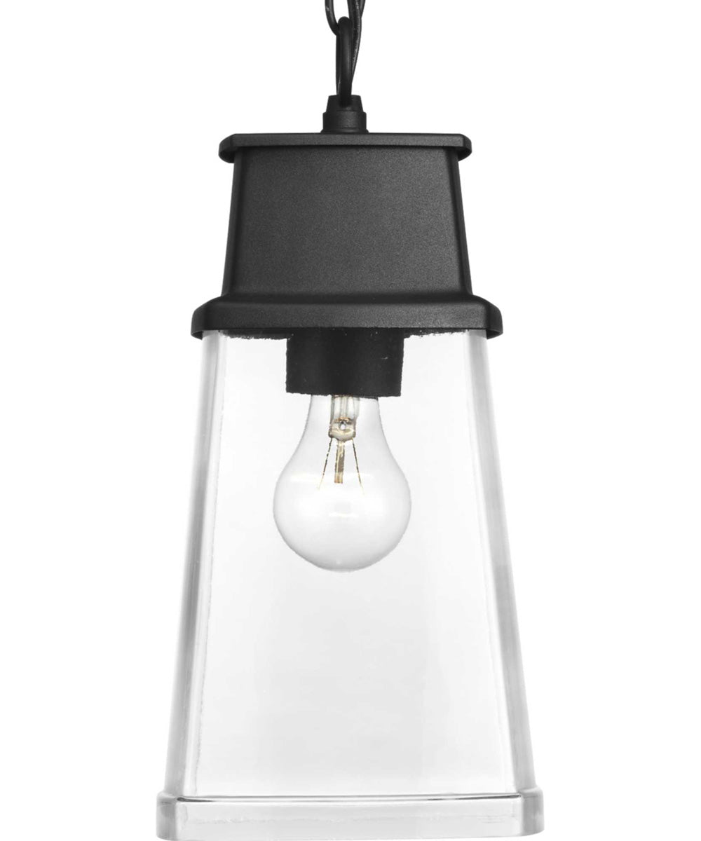 Greene Ridge 1-Light Hanging Lantern Textured Black