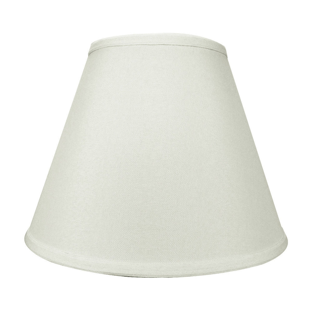 12"W x 9"H Light Oatmeal Empire Hardback Lampshade