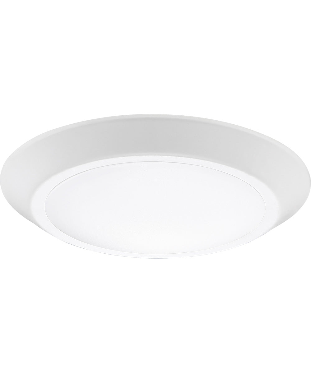 Verge  Flush Mount White Lustre
