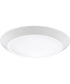 Verge  Flush Mount White Lustre