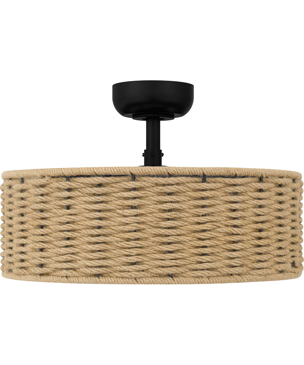 Quoizel Fandelier 4-light Fandelier Matte Black