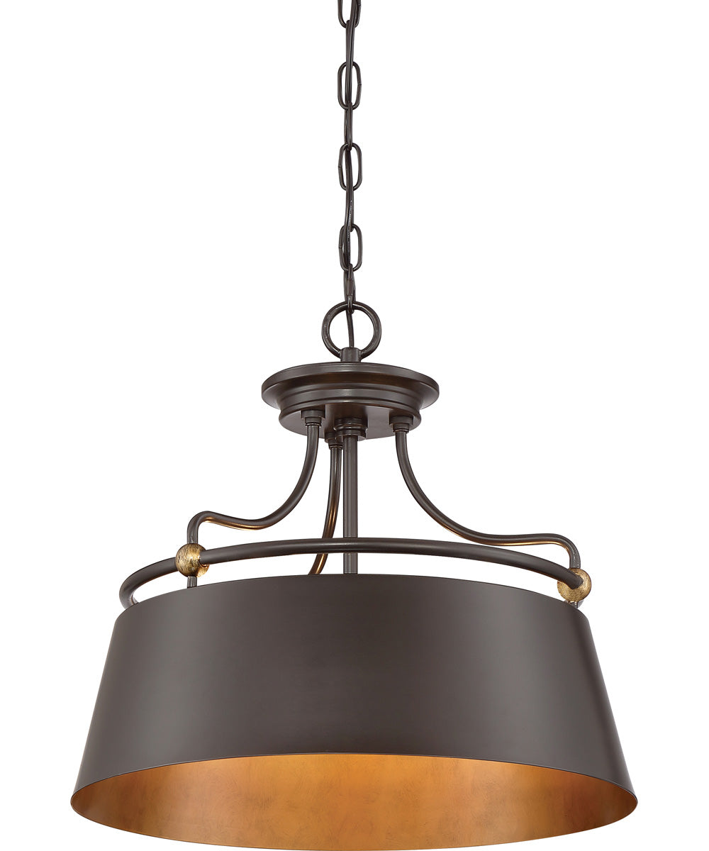 Fairview 3-light Pendant Western Bronze