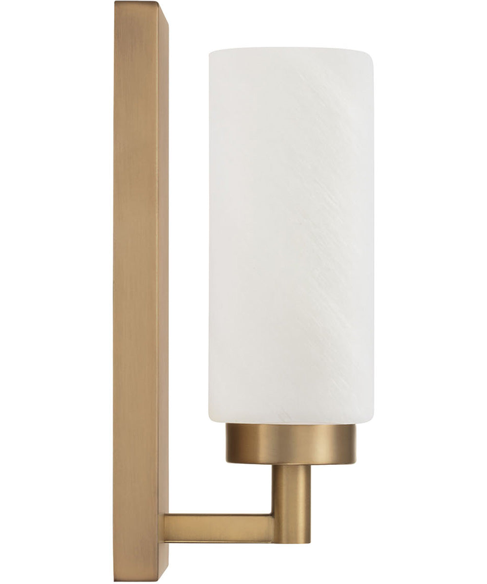 Alyssa 1-Light Sconce Aged Brass