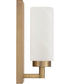 Alyssa 1-Light Sconce Aged Brass