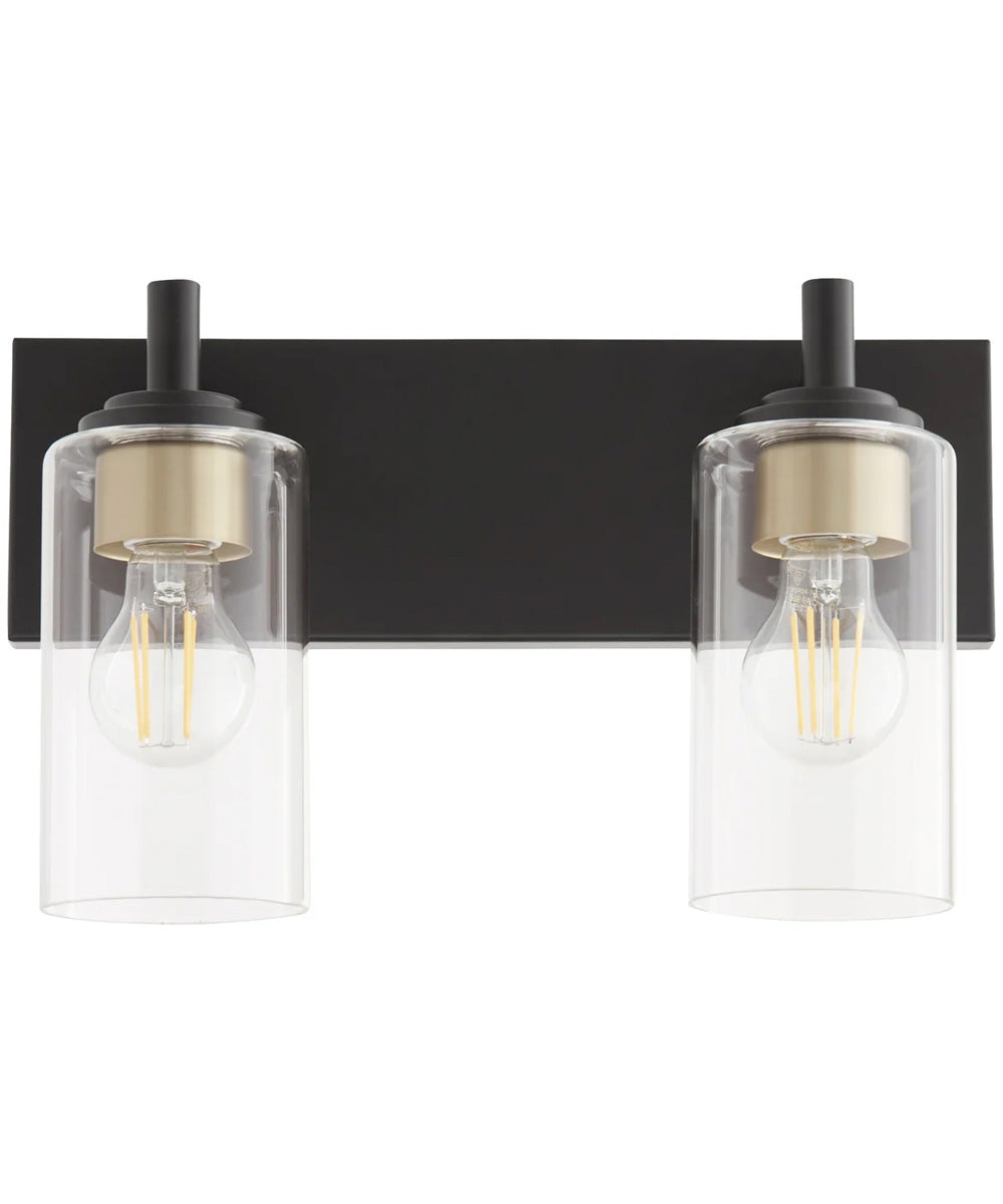 Fallstaff 2-light Bath Vanity Light Matte Black