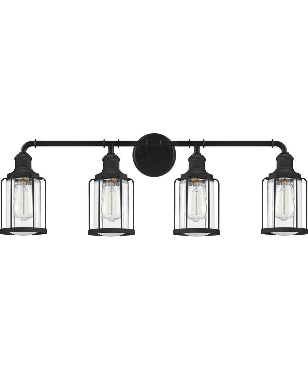 Ludlow Extra Large 4-light Bath Light Earth Black