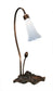 16"H White Pond Lily Accent Lamp