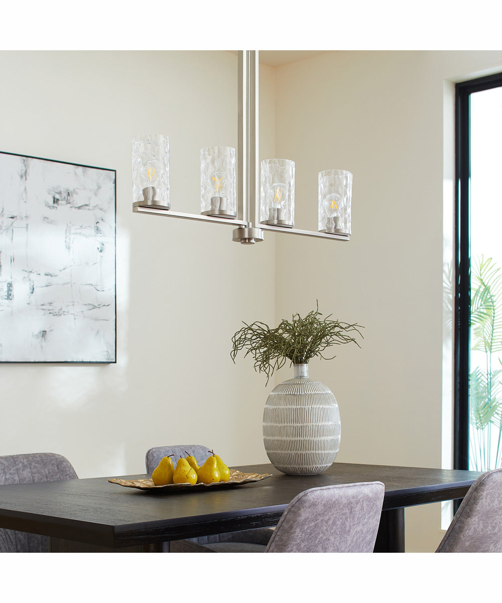 Steinway 4-light Chandelier Satin Nickel