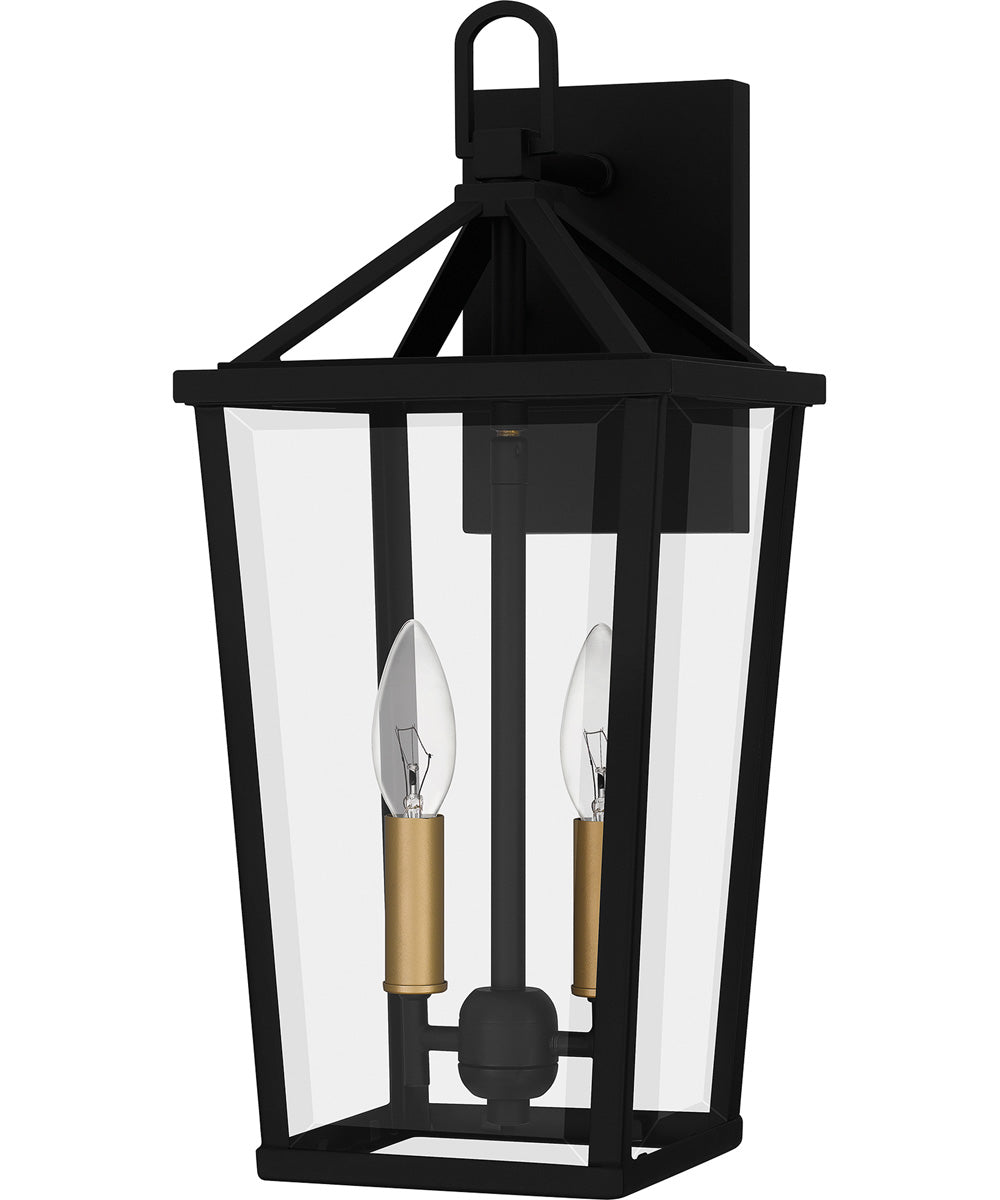 Hull Medium 2-light Outdoor Wall Light  Coastal Armour Aluminum Matte Black