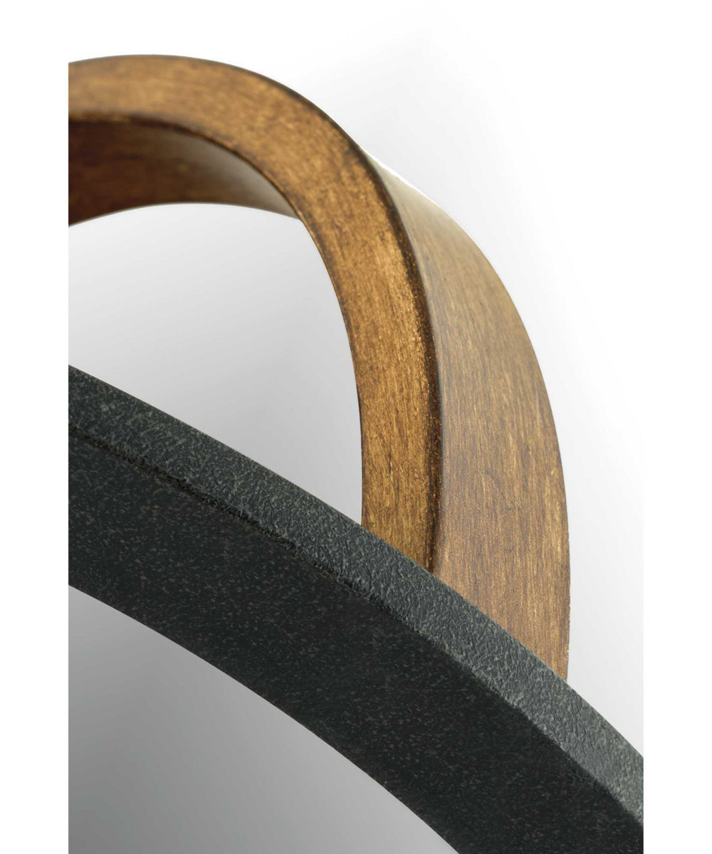 Trestle 1-Light Farmhouse Pendant Light Gilded Iron