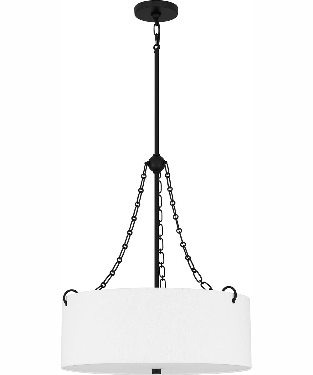 Quoizel Oversized Pendant 4-light Pendant Matte Black