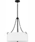 Quoizel Oversized Pendant 4-light Pendant Matte Black
