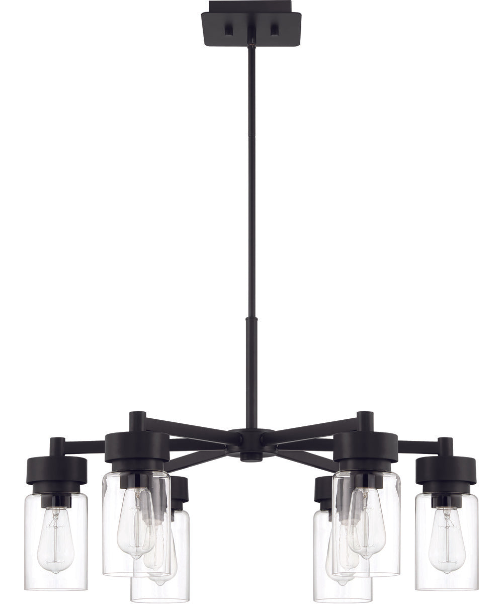 Bennet 6-Light Outdoor Chandelier Midnight