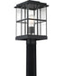 Mulligan Medium 1-light Outdoor Post Light Matte Black
