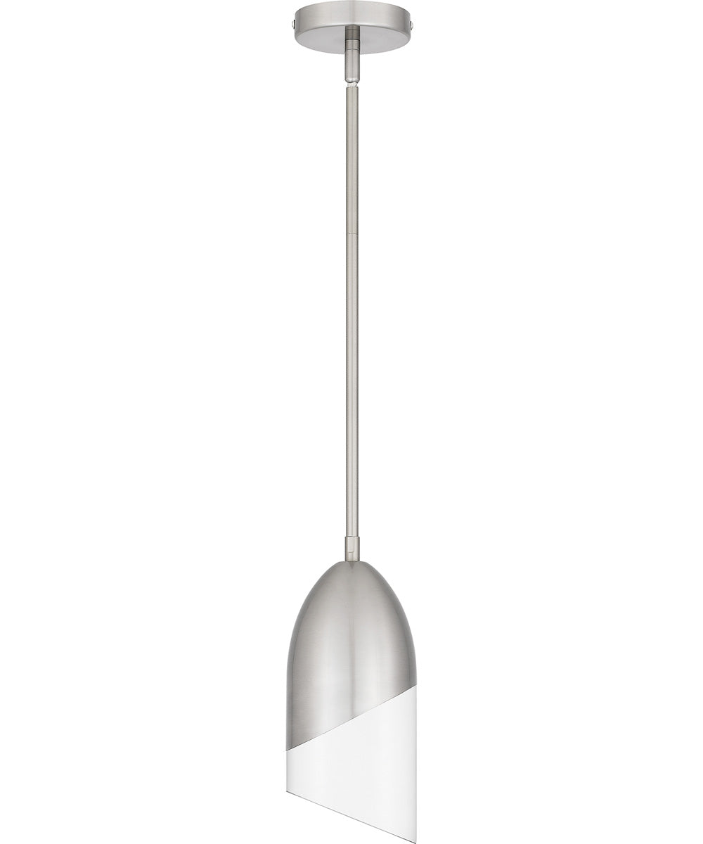 Haynes Small 1-light Mini Pendant Brushed Nickel