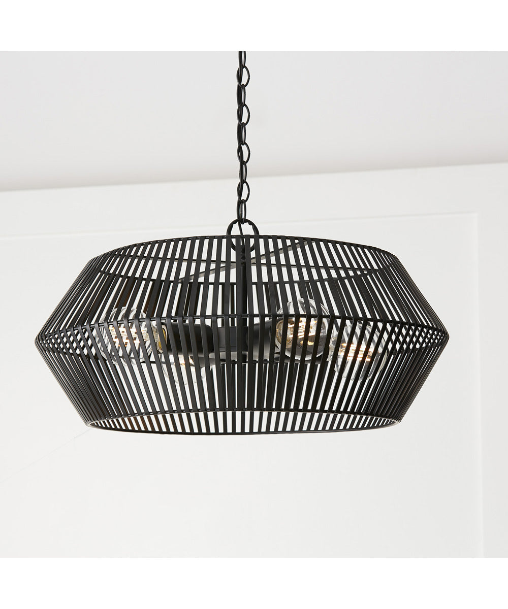 Kaiya 4-Light Pendant Matte Black