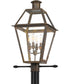 Rue De Royal Extra Large 4-light Outdoor Post Light Industrial Bronze