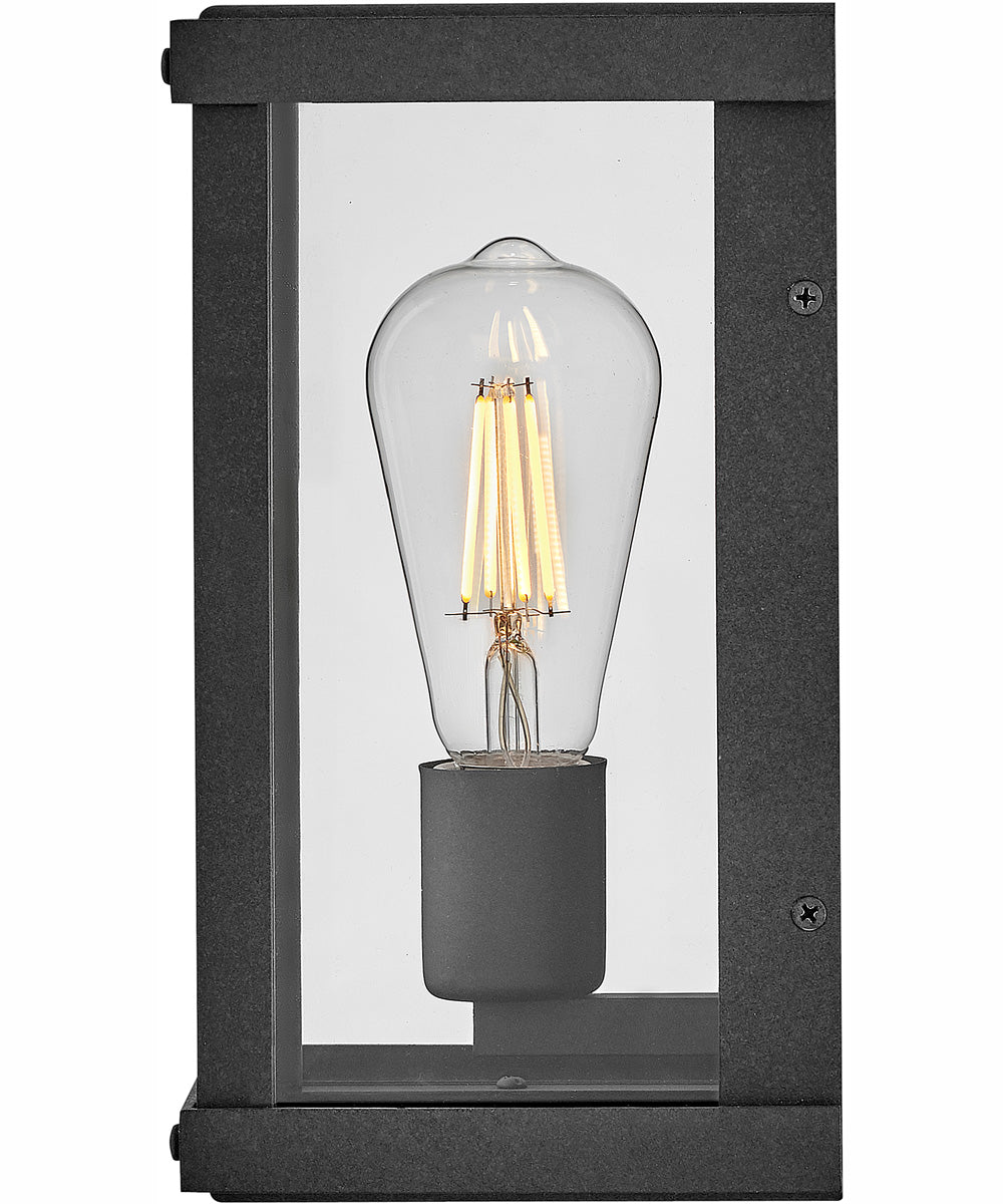 Beckham 1-Light Extra Small Wall Mount Lantern in Aged Zinc