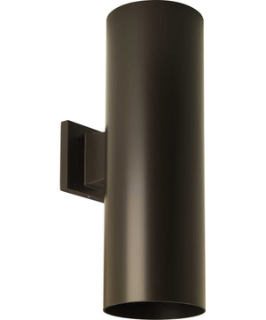 6" LED Outdoor Up/Down Wall Cylinder Antique Bronze