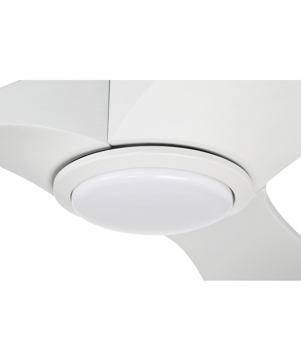 60" Envy 1-Light Indoor/Outdoor Ceiling Fan White
