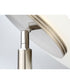 Tampa LED Torchiere  Satin Nickel