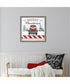 Framed North Pole Christmas Truck by Elizabeth Tyndall Canvas Wall Art Print (22  W x 22  H), Sylvie Greywash Frame