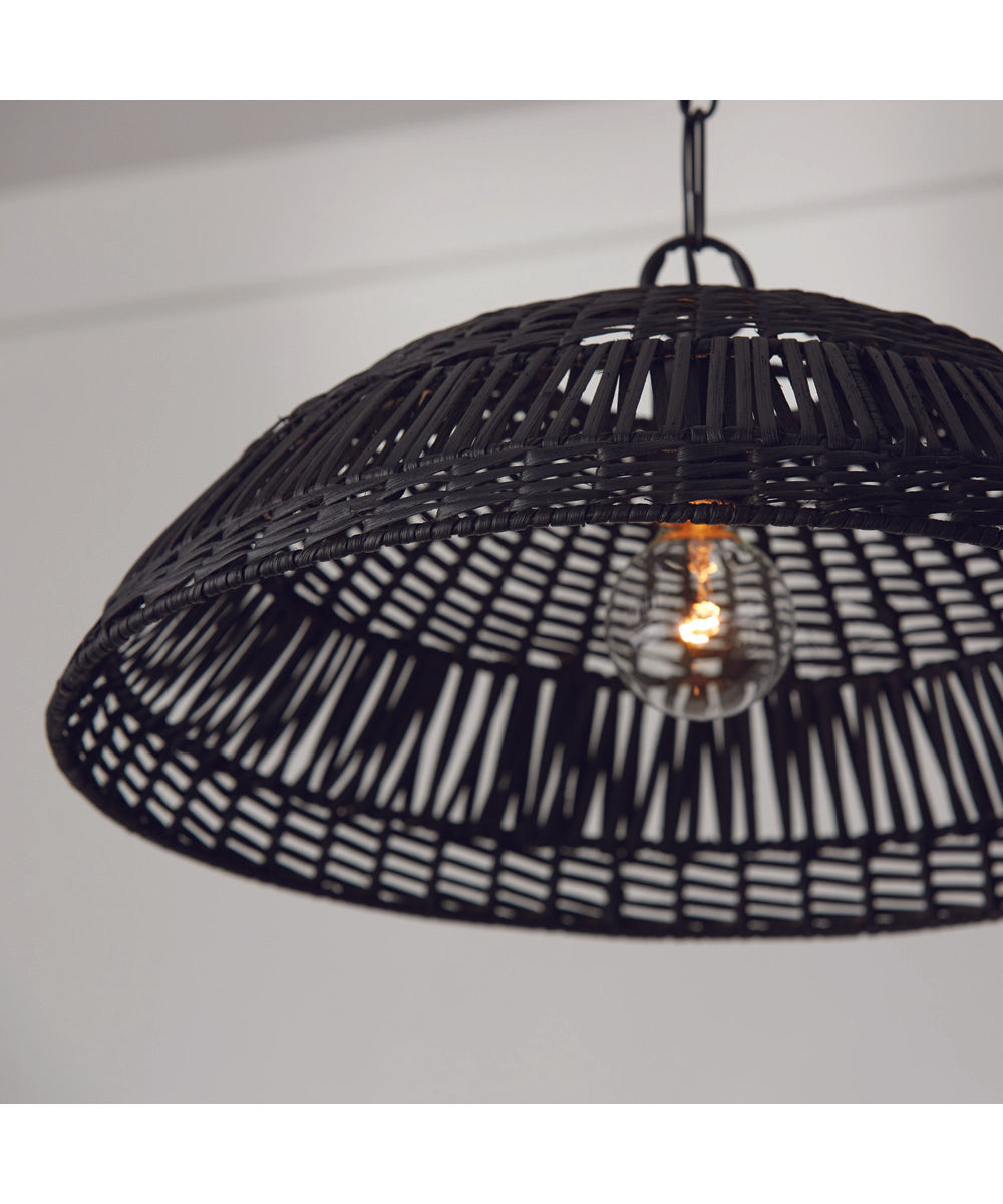 Naomi 1-Light Pendant Matte Black