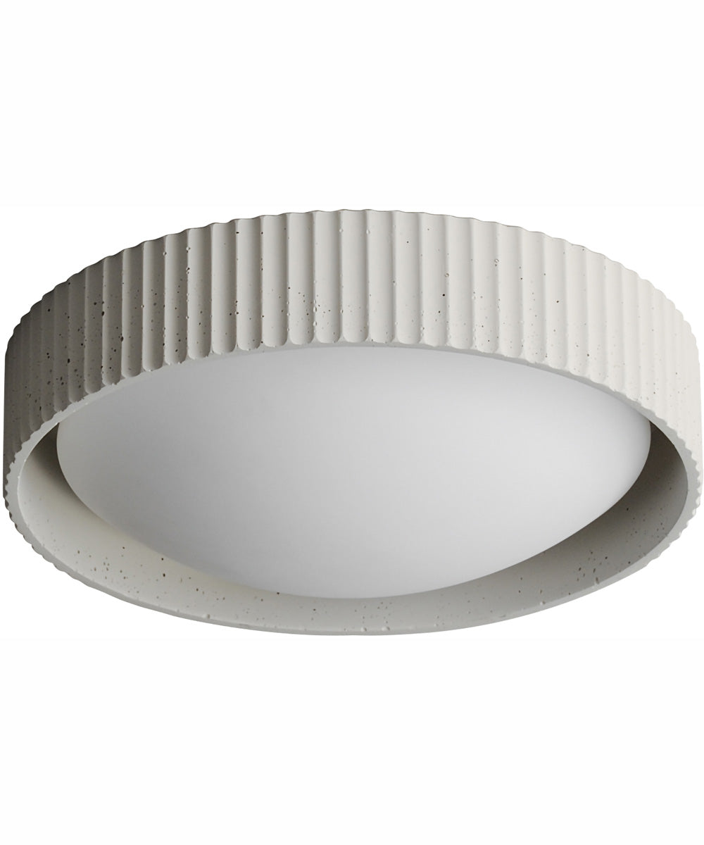 Souffle 14 inch LED Flush Mount Chaulk White