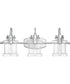 Danbury Large 3-light Bath Light Polished Chrome