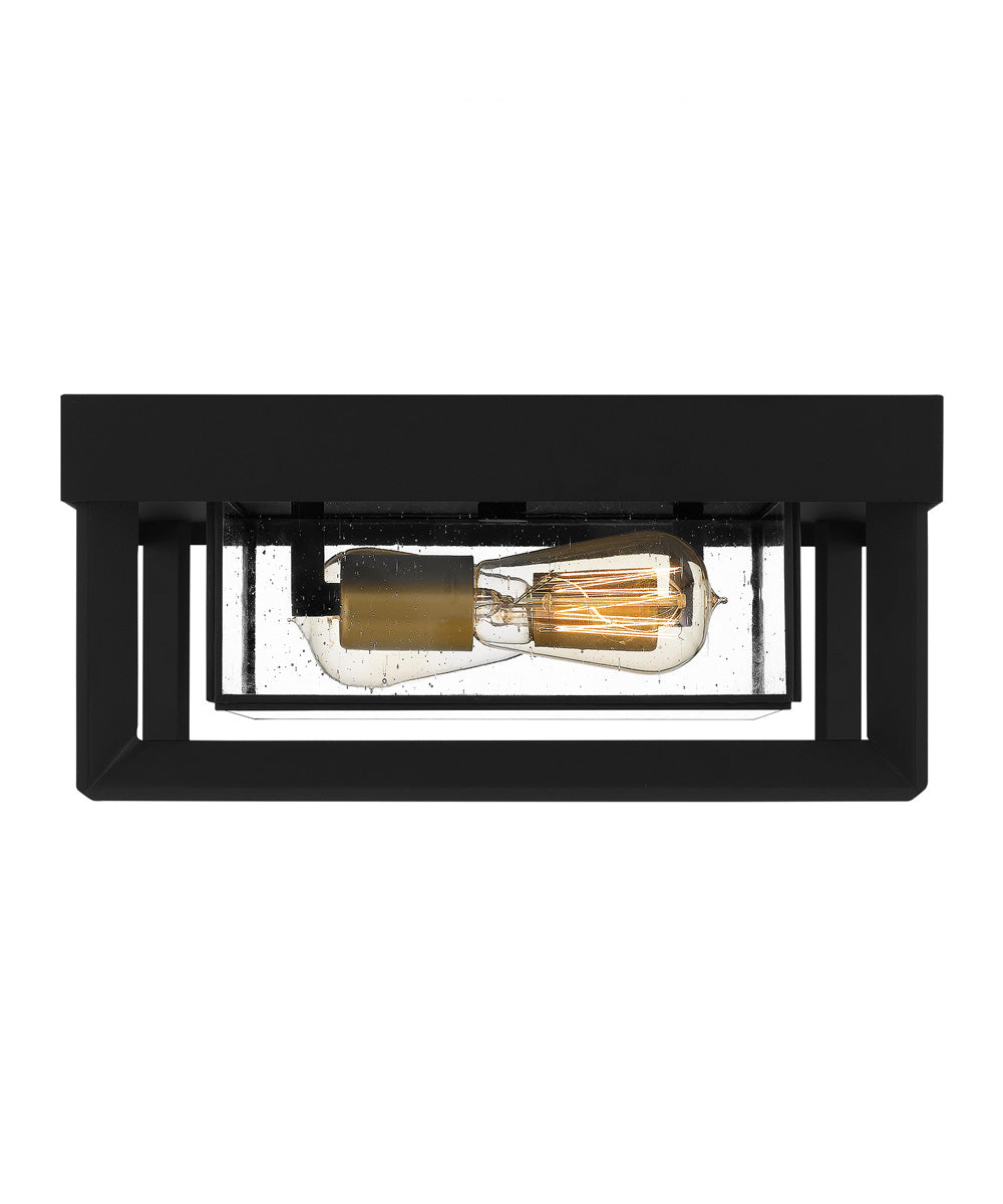 Infinger 2-light Semi Flush Mount Earth Black