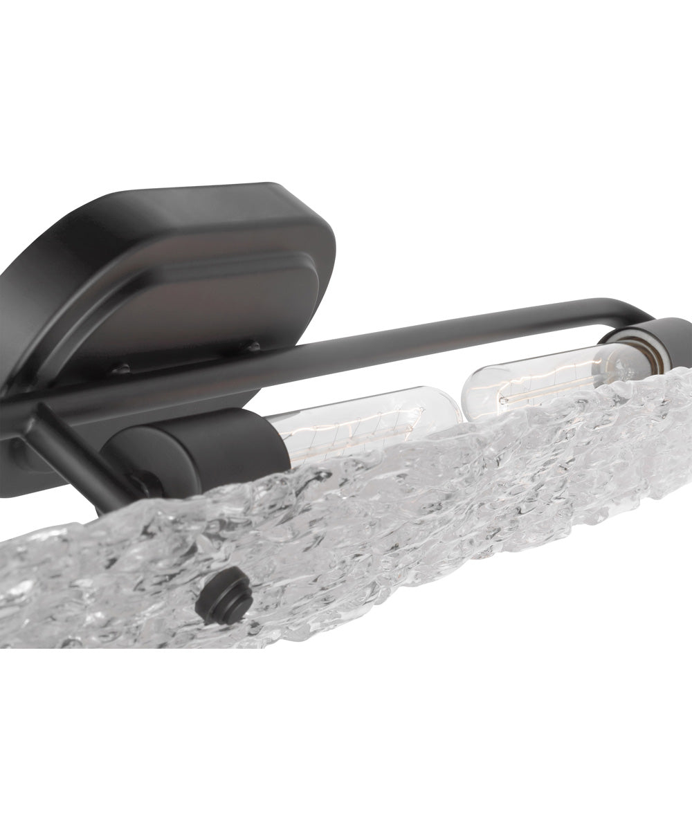 Glacier 3-Light Vanity & Wall Matte Black