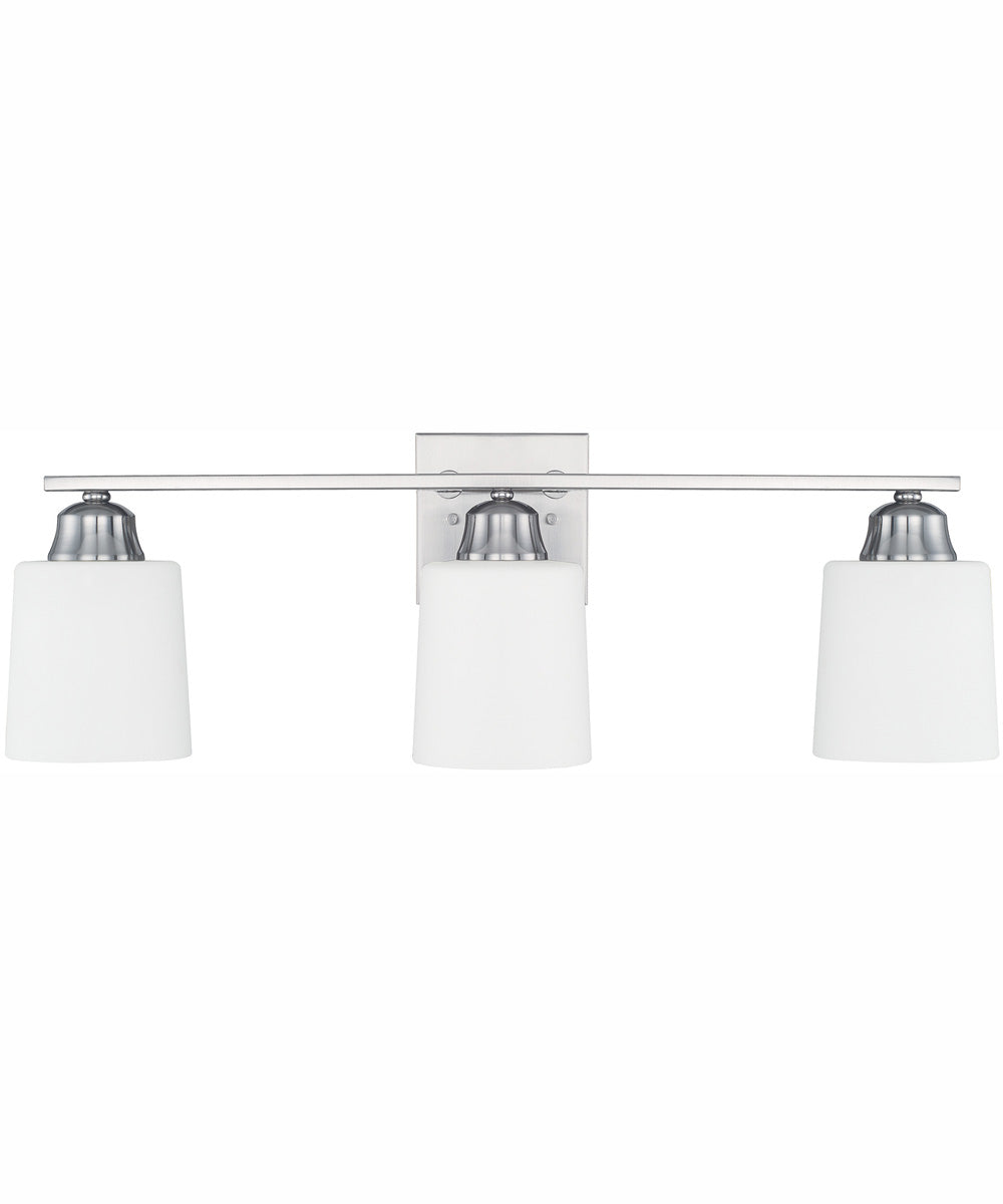 Hayden 3-Light Vanity Brushed Nickel