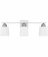 Hayden 3-Light Vanity Brushed Nickel