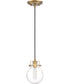 Sidwell Small 1-light Mini Pendant Weathered Brass