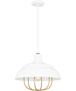 Darmody 1-light Pendant White Lustre