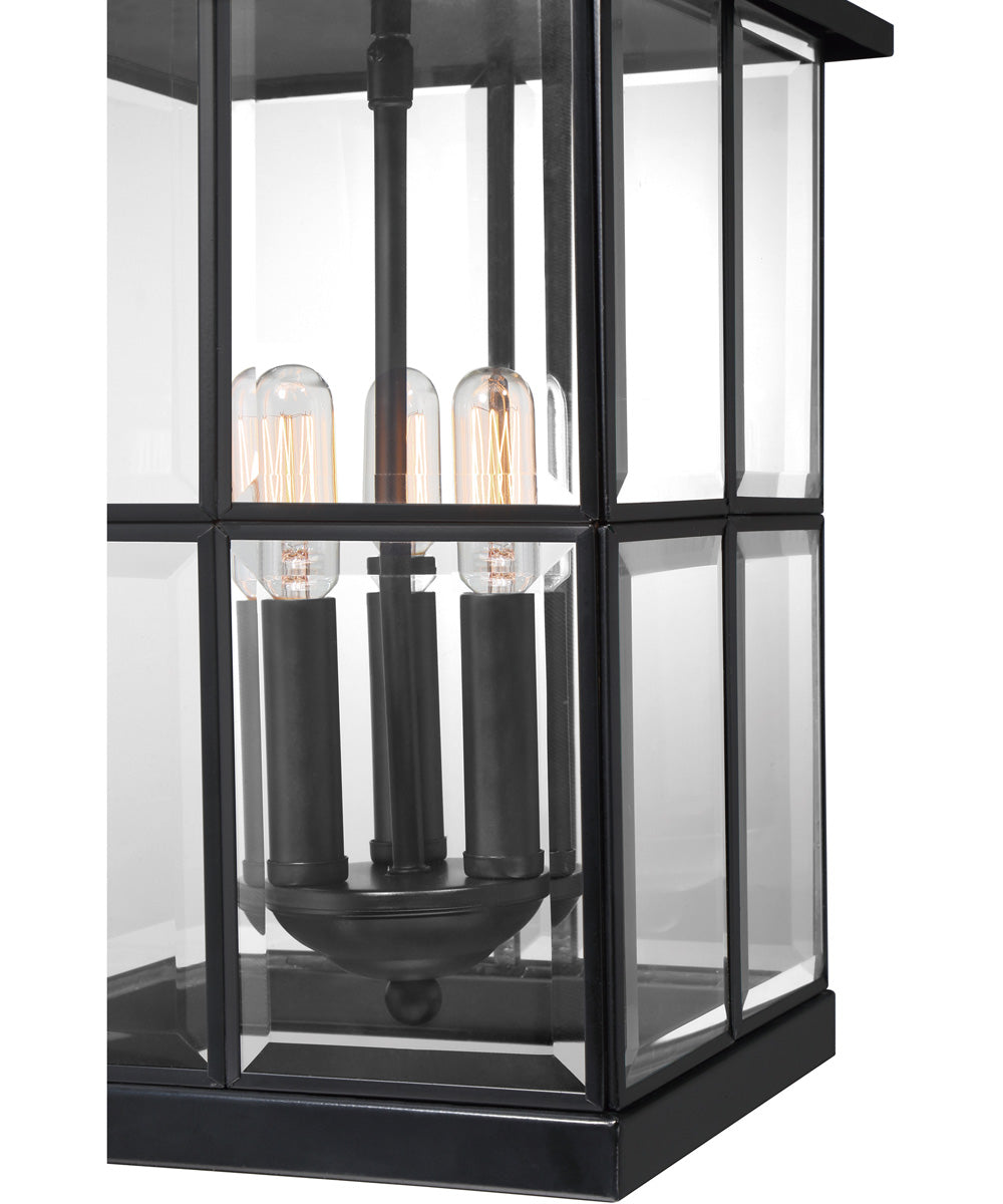 Mulligan Large 3-light Outdoor Wall Light Matte Black