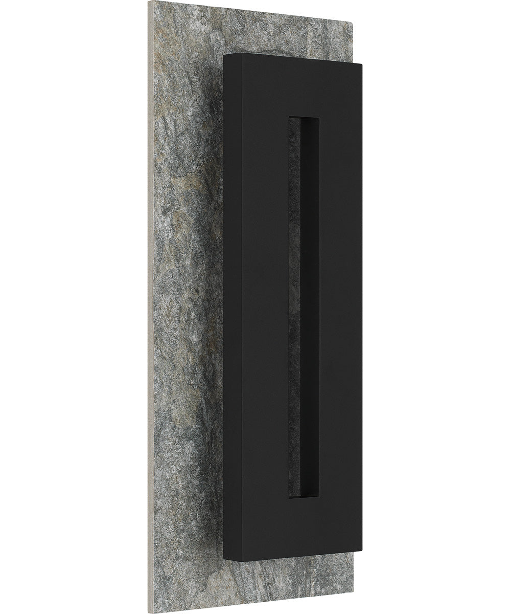 Tate Medium Outdoor Wall Light  Coastal Armour Aluminum Earth Black