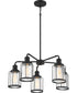 Ludlow 5-light Chandelier Earth Black