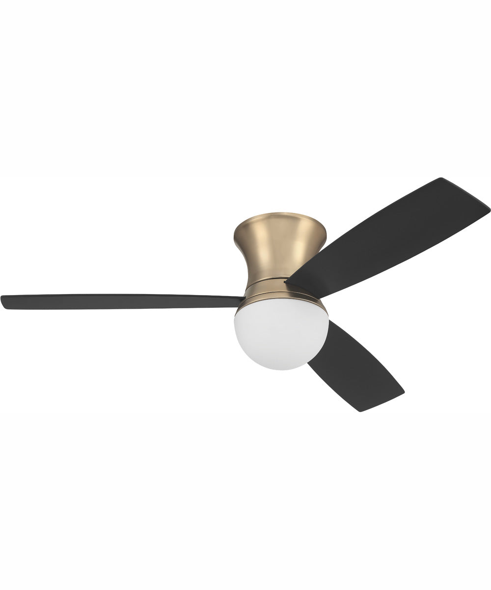 52" Daybreak 1-Light Ceiling Fan Satin Brass