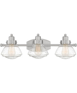 Scholar Large 3-light Bath Light Brushed Nickel