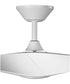 Ryne 52" 3-Blade Matte White LED Transitional Indoor/Outdoor DC Ceiling Fan Satin White