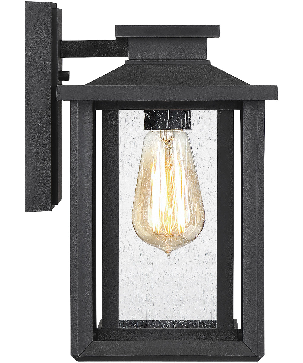 Wakefield Small 1-light Outdoor Wall Light  Coastal Armour Earth Black